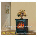 free standing decorative electric fireplace